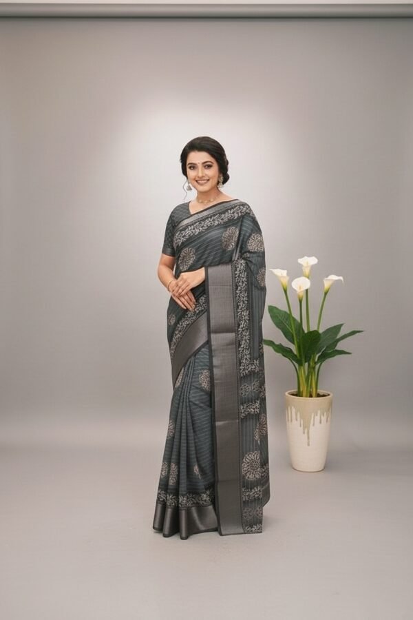 Dola Soft Silk Digital Print Saree
