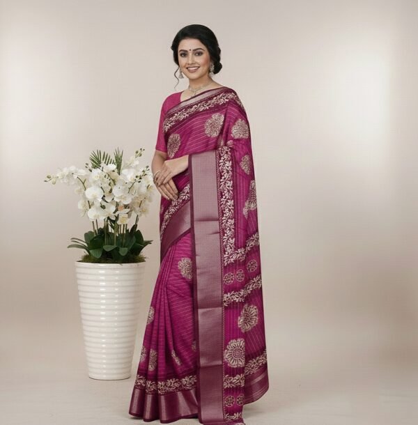 Dola Soft Silk Digital Print Saree